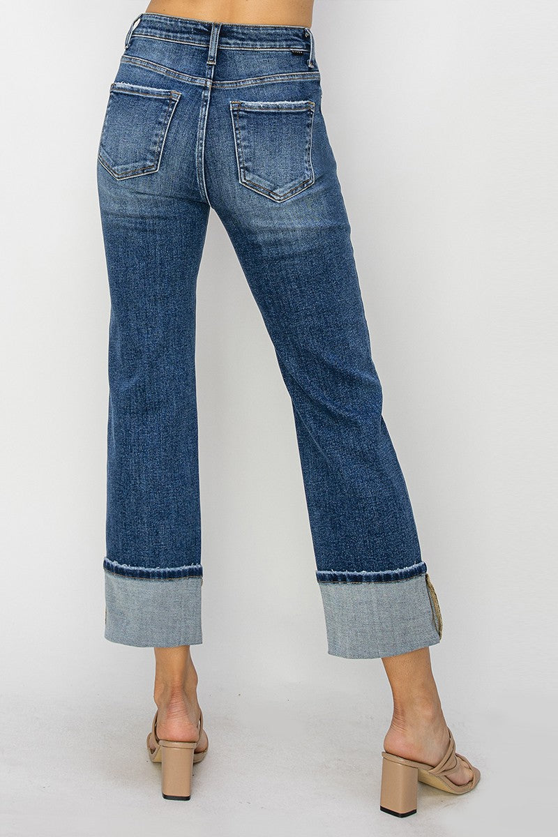 HIGH RISE STRAIGHT JEANS