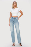 HIGH RISE STRAIGHT JEANS