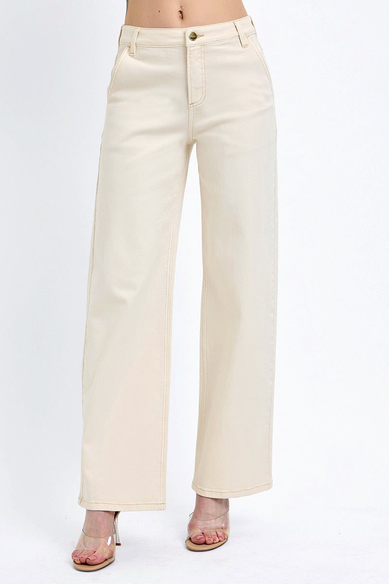 TUMMY CONTROL SLOUCHY ANKLE BAGGY PANTS