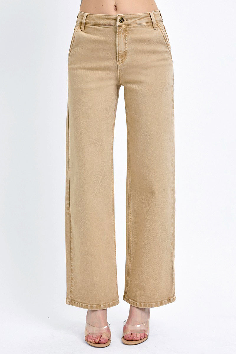 TUMMY CONTROL SLOUCHY ANKLE BAGGY PANTS