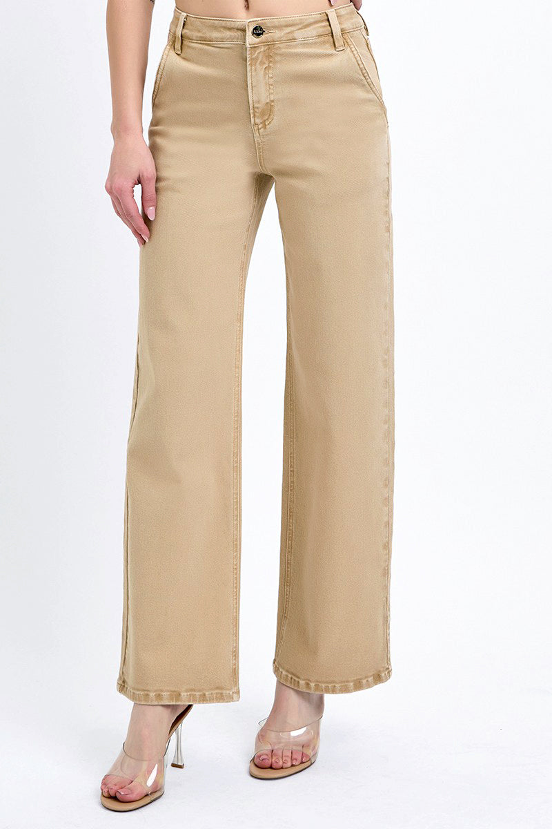 TUMMY CONTROL SLOUCHY ANKLE BAGGY PANTS