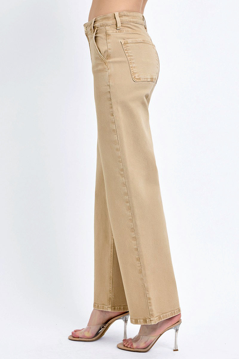 TUMMY CONTROL SLOUCHY ANKLE BAGGY PANTS