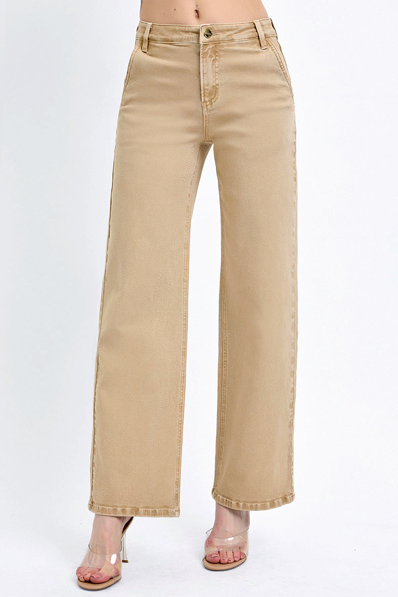 TUMMY CONTROL SLOUCHY ANKLE BAGGY PANTS