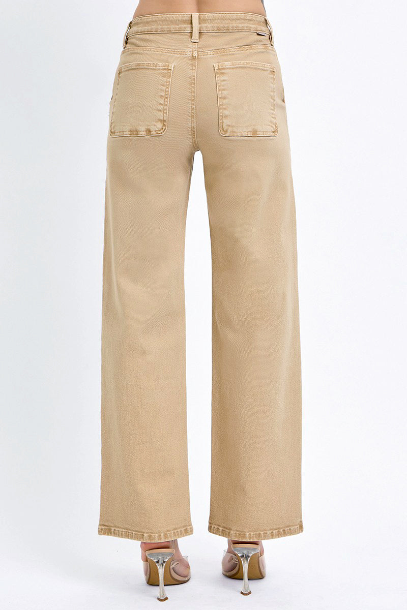 TUMMY CONTROL SLOUCHY ANKLE BAGGY PANTS