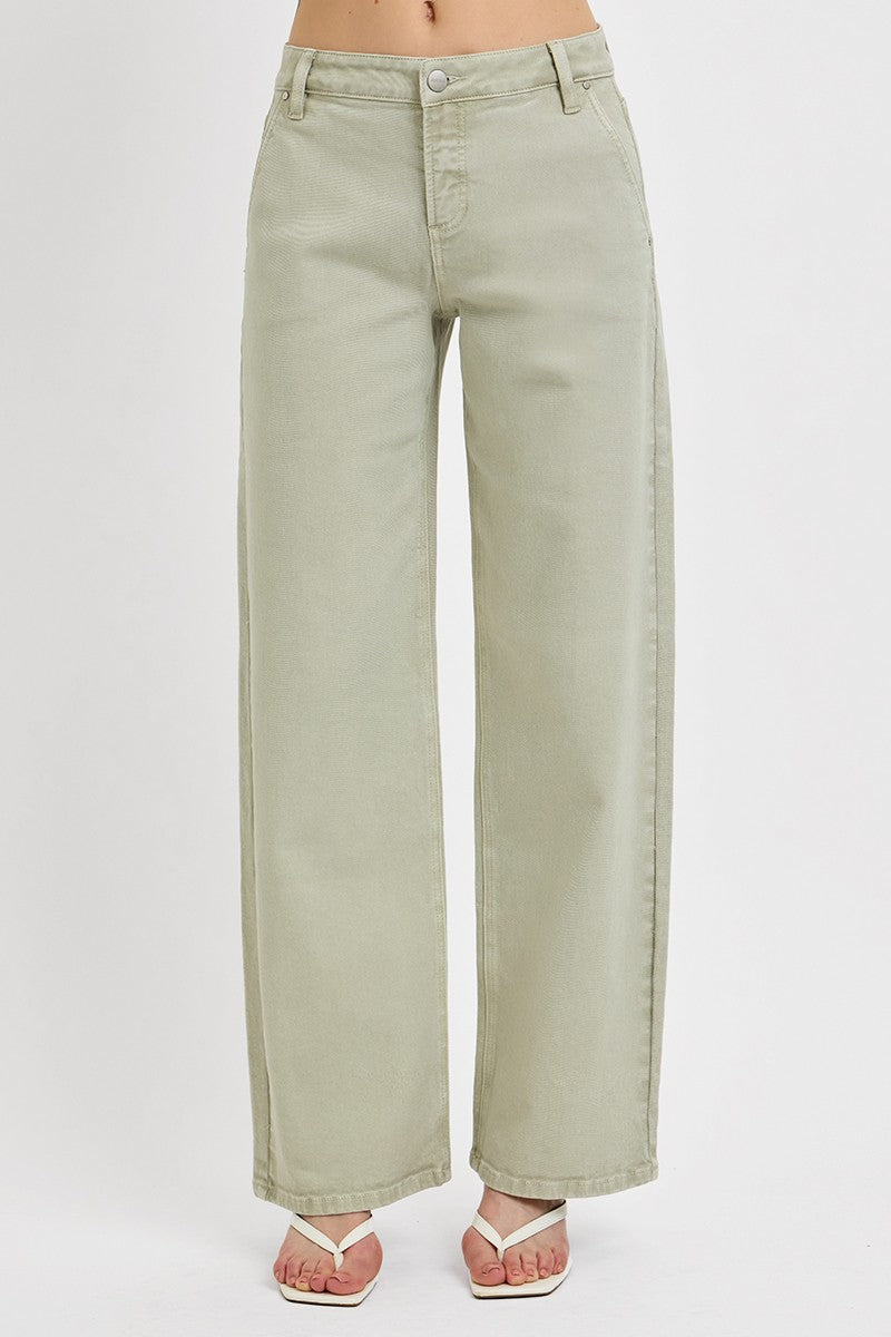 TUMMY CONTROL SLOUCHY ANKLE BAGGY PANTS