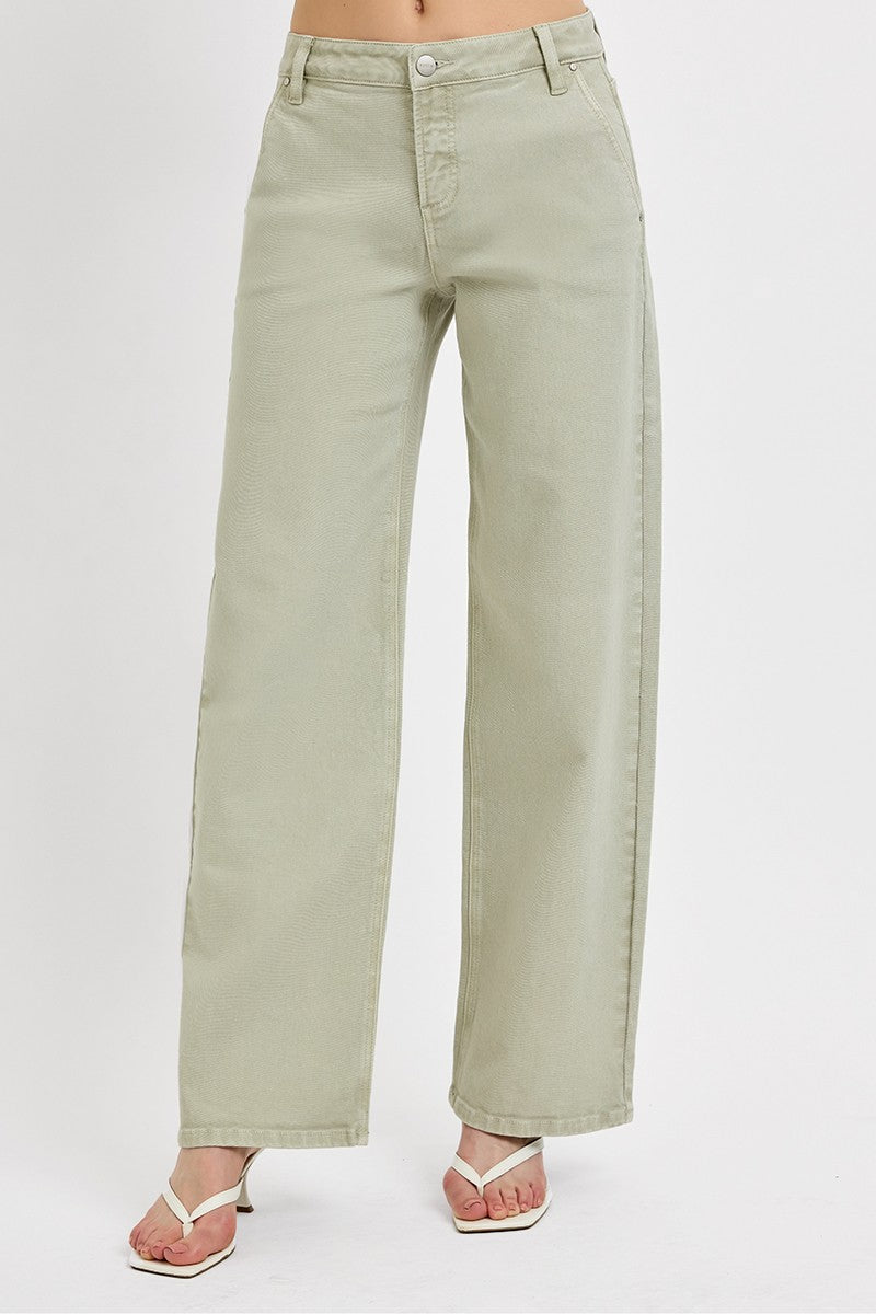 TUMMY CONTROL SLOUCHY ANKLE BAGGY PANTS