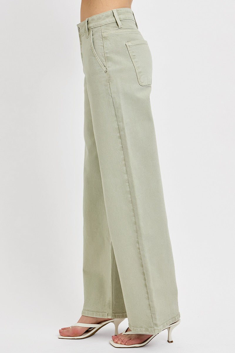 TUMMY CONTROL SLOUCHY ANKLE BAGGY PANTS