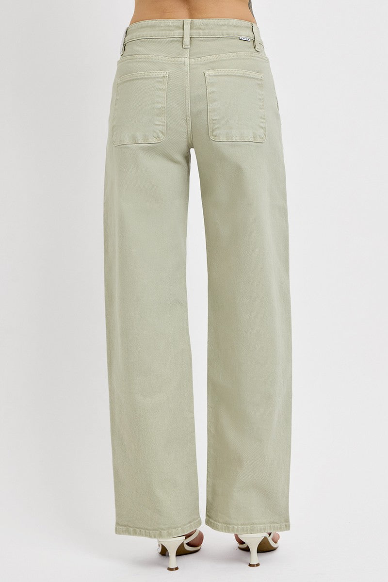 TUMMY CONTROL SLOUCHY ANKLE BAGGY PANTS