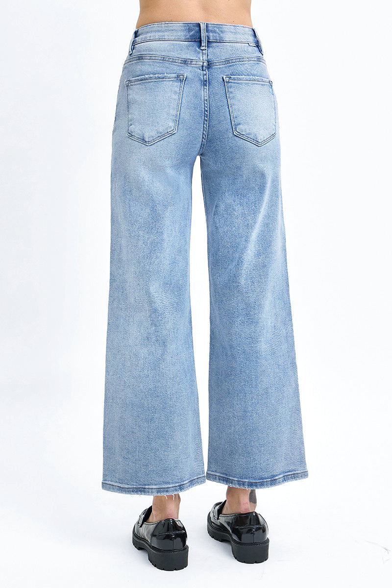 TUMMY CONTROL ELASTIC BAND HIGH RISE CROP WIDE