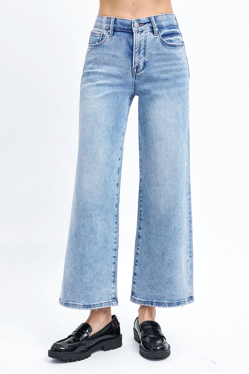 TUMMY CONTROL ELASTIC BAND HIGH RISE CROP WIDE