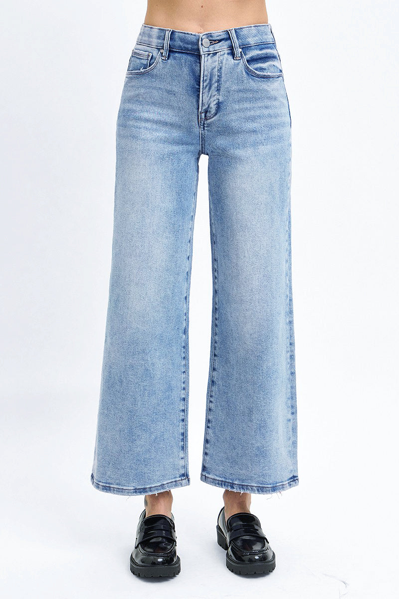 TUMMY CONTROL ELASTIC BAND HIGH RISE CROP WIDE