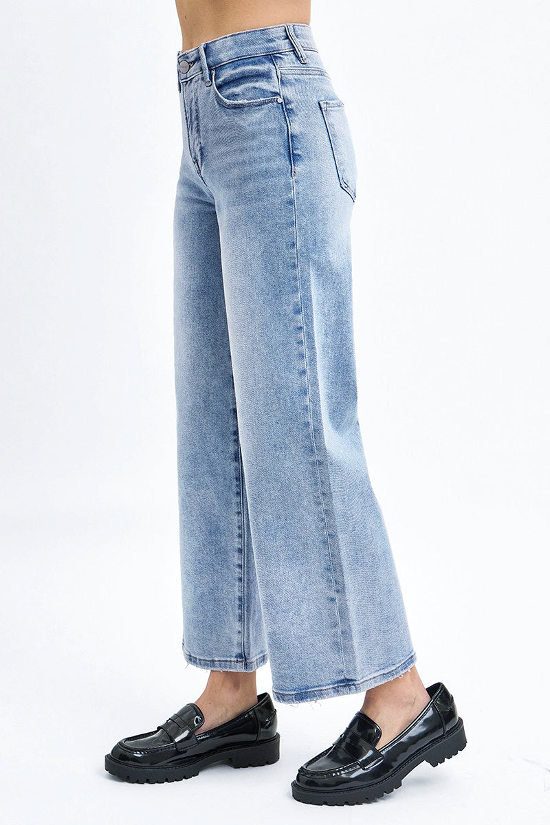TUMMY CONTROL ELASTIC BAND HIGH RISE CROP WIDE