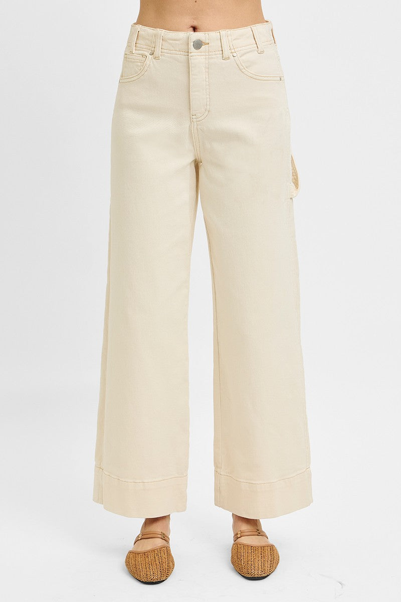 TUMMY CONTROL HIGH RISE CROP WIDE NO WAIST BAND