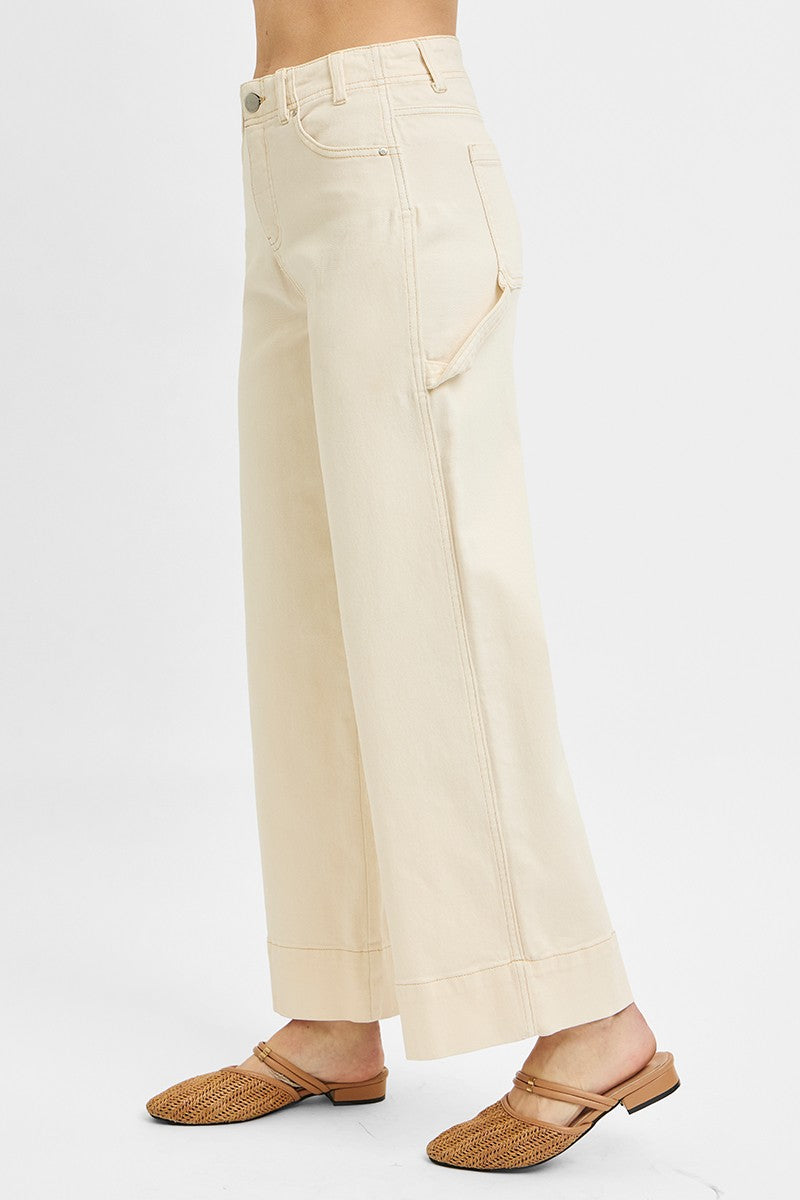 TUMMY CONTROL HIGH RISE CROP WIDE NO WAIST BAND