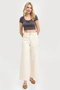 TUMMY CONTROL HIGH RISE CROP WIDE NO WAIST BAND