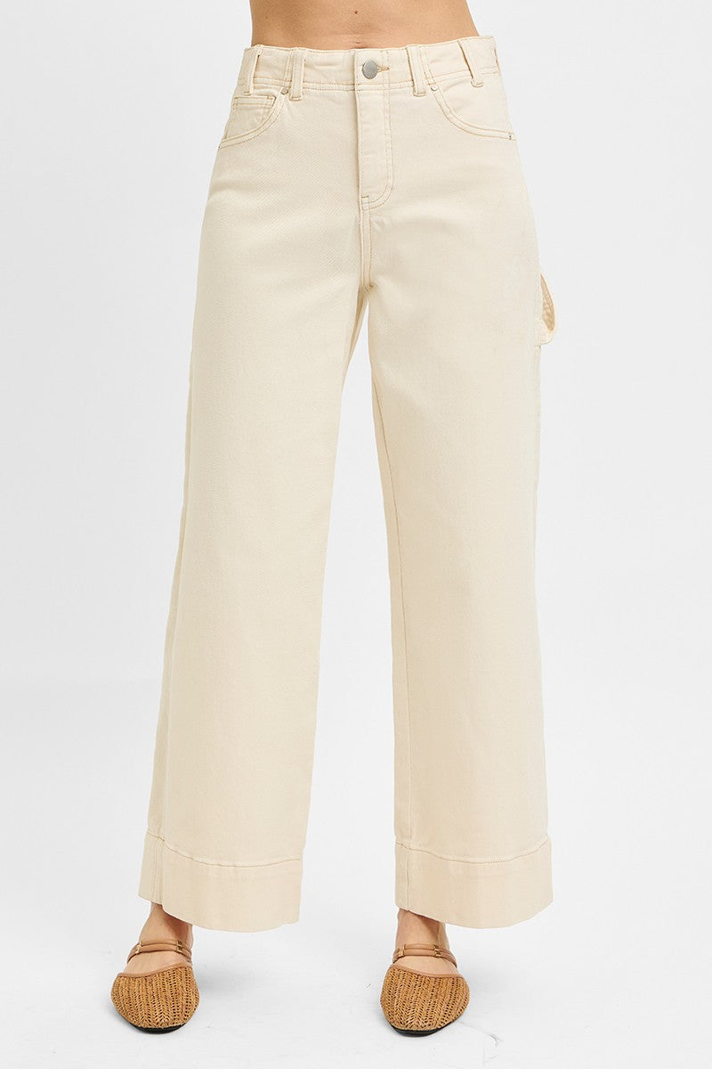 TUMMY CONTROL HIGH RISE CROP WIDE NO WAIST BAND