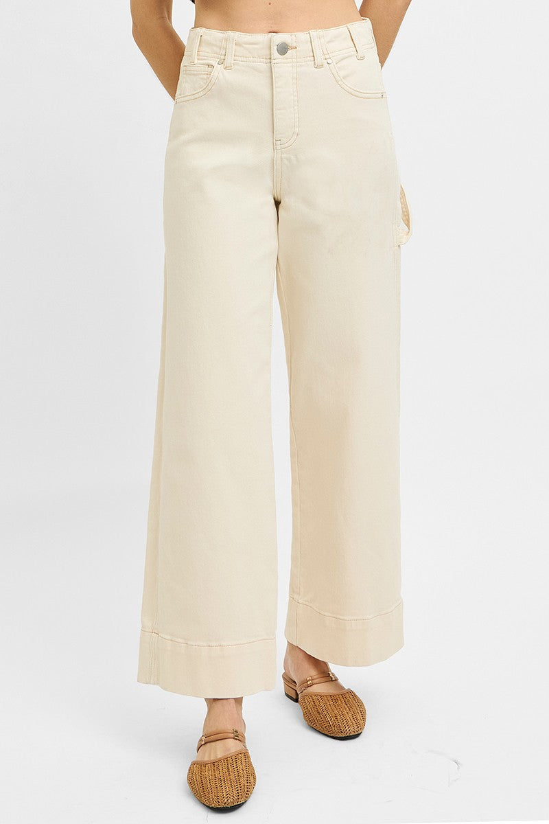 TUMMY CONTROL HIGH RISE CROP WIDE NO WAIST BAND