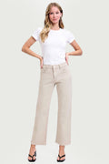 TUMMY CONTROL MID RISE ANKLE STRAIGHT JEANS