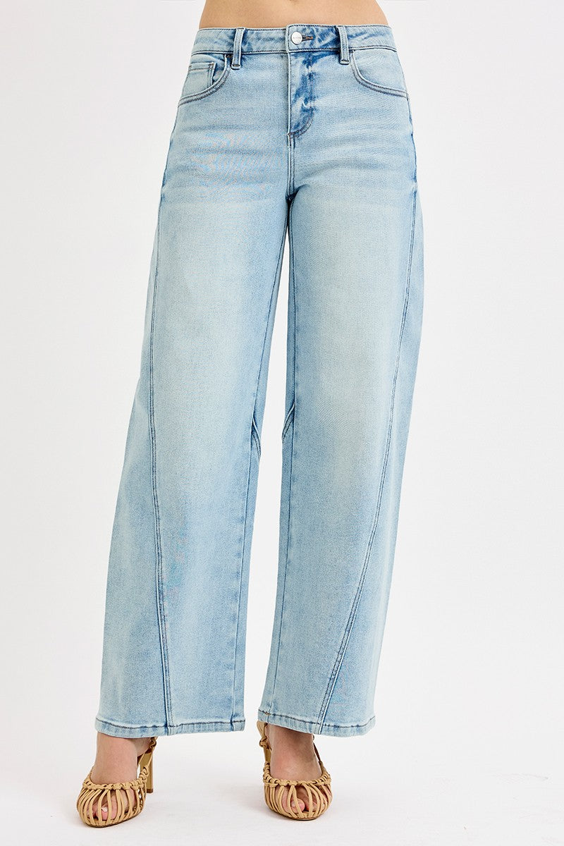 SLOUCHY BARREL JEANS