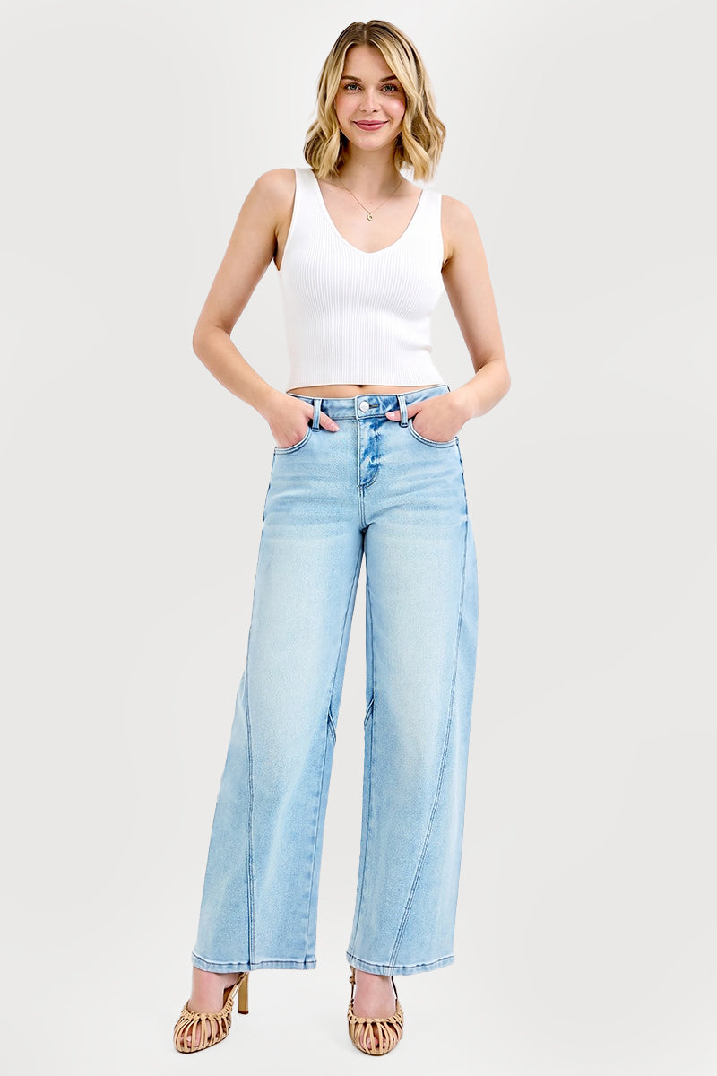 SLOUCHY BARREL JEANS