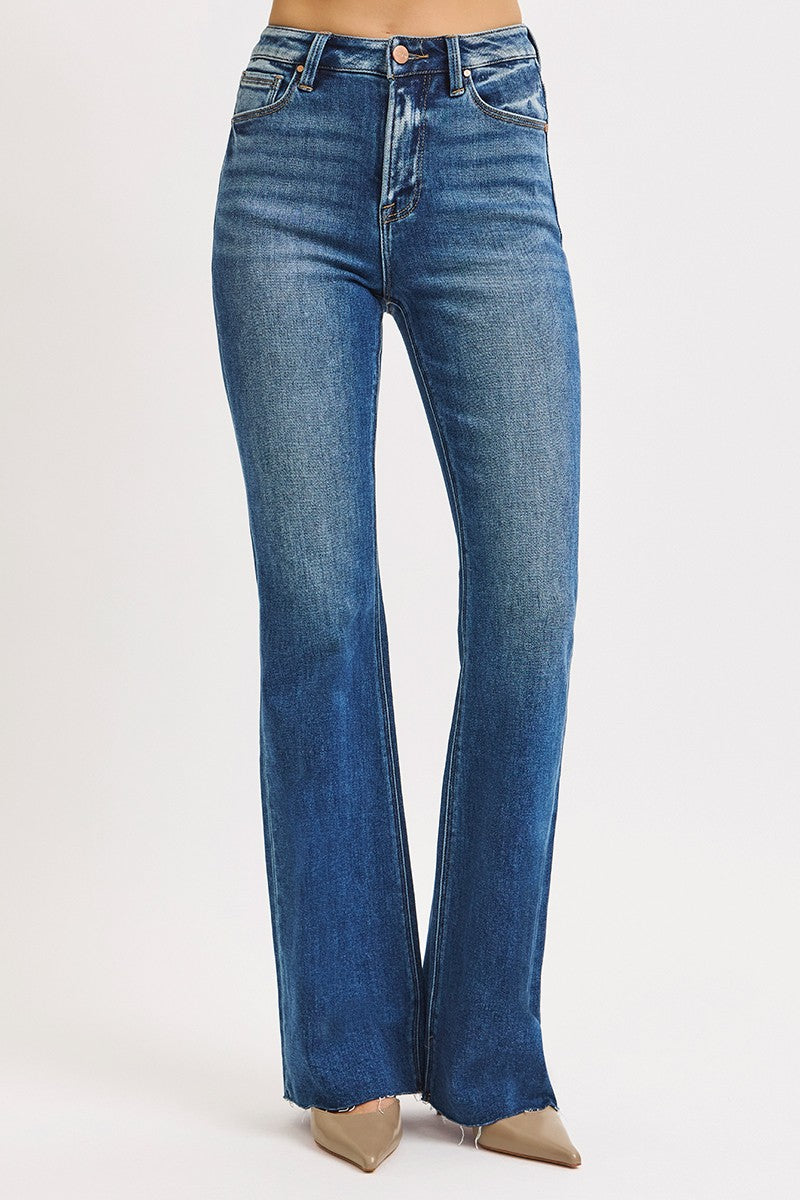 HIGH RISE FLARE JEANS
