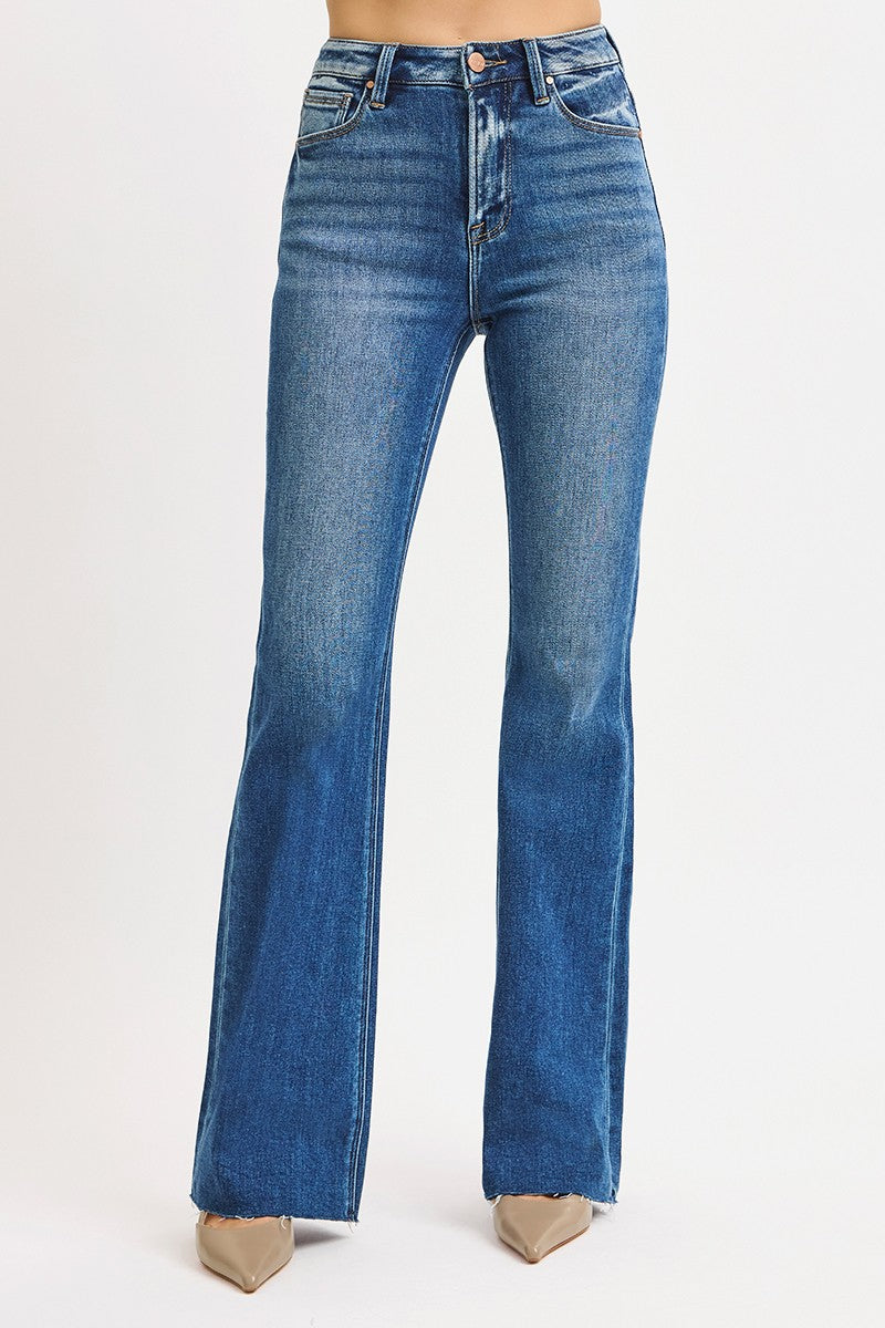 HIGH RISE FLARE JEANS