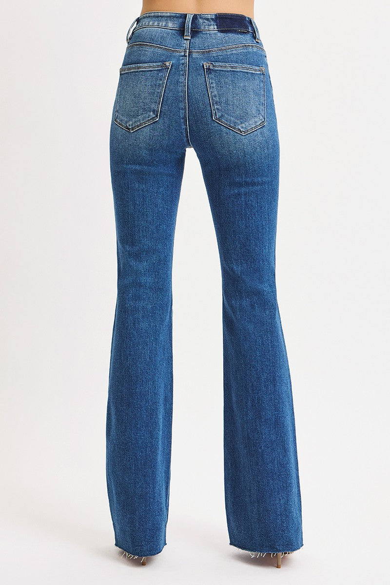 HIGH RISE FLARE JEANS