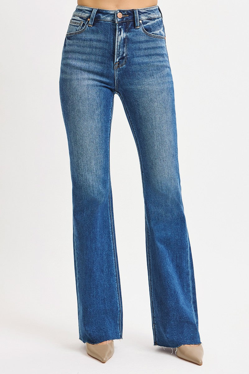 HIGH RISE FLARE JEANS