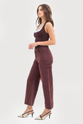 TUMMY CONTROL HIGH RISE CROP WIDE NO WAIST BAND