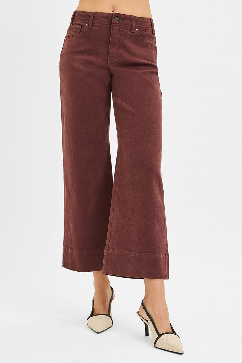 TUMMY CONTROL HIGH RISE CROP WIDE NO WAIST BAND
