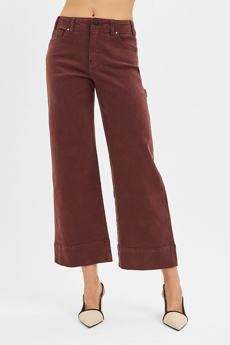 TUMMY CONTROL HIGH RISE CROP WIDE NO WAIST BAND