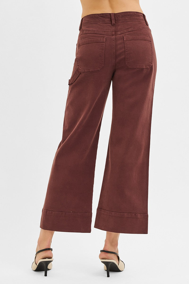 TUMMY CONTROL HIGH RISE CROP WIDE NO WAIST BAND