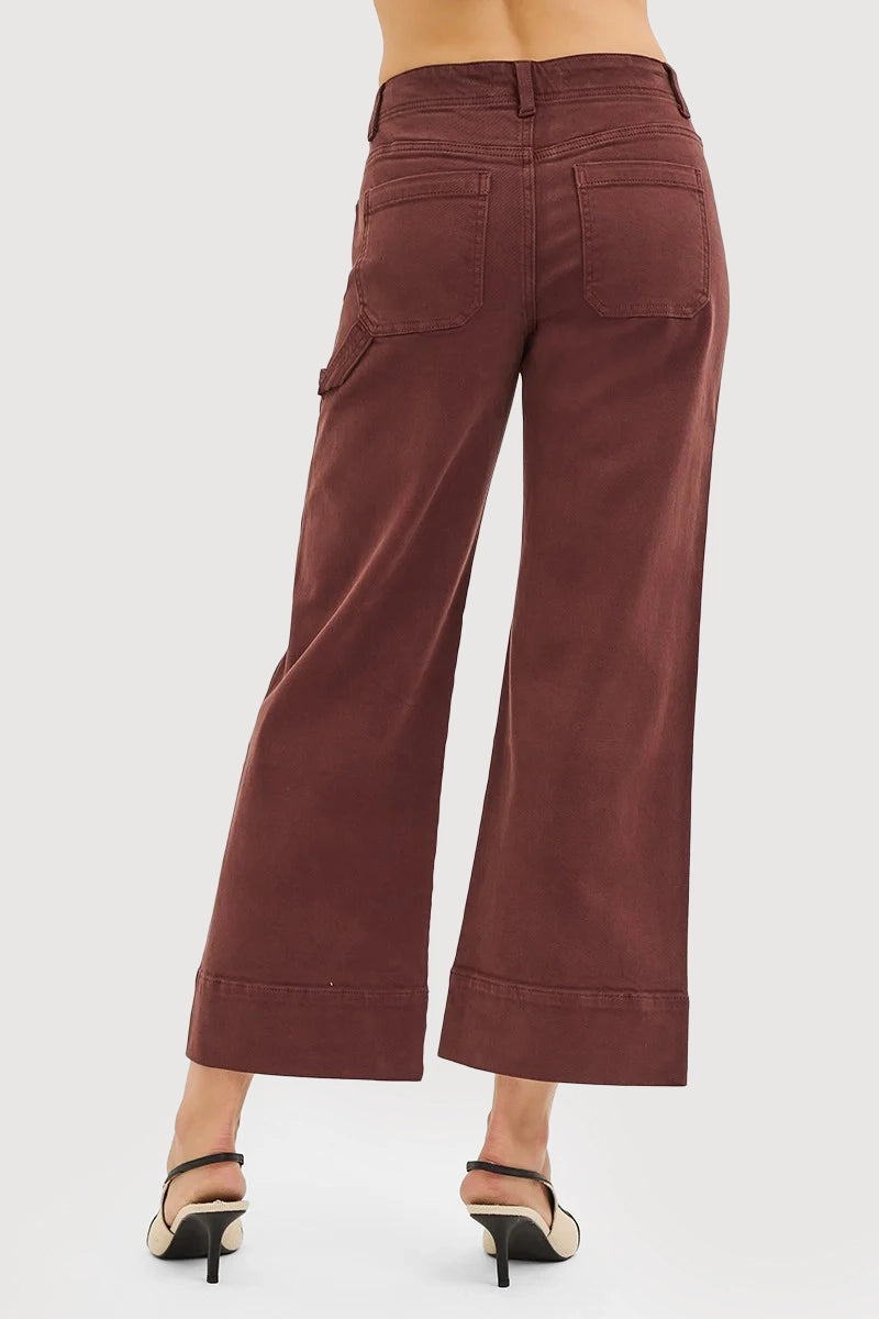 TUMMY CONTROL HIGH RISE CROP WIDE NO WAIST BAND