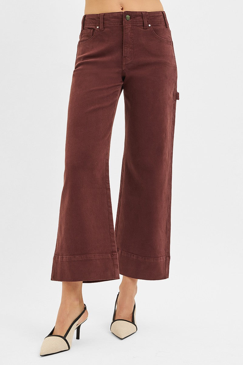 TUMMY CONTROL HIGH RISE CROP WIDE NO WAIST BAND