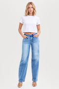 HIGH RISE WIDE BAGGY JEANS