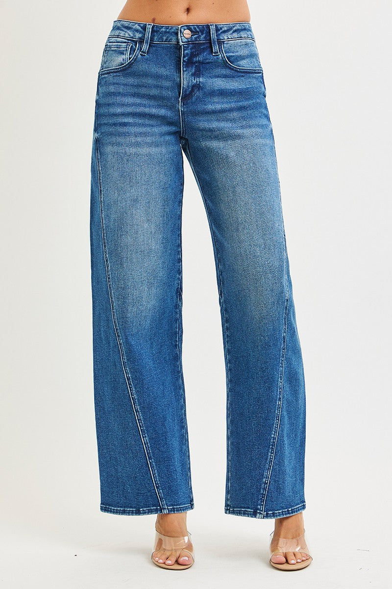 SLOUCHY BARREL JEANS