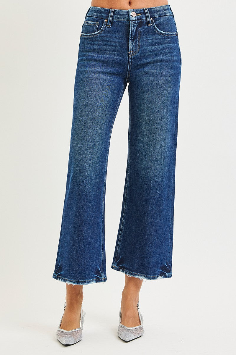 TUMMY CONTROL 4 WAY STRETCH HIGH RISE CROP WIDE