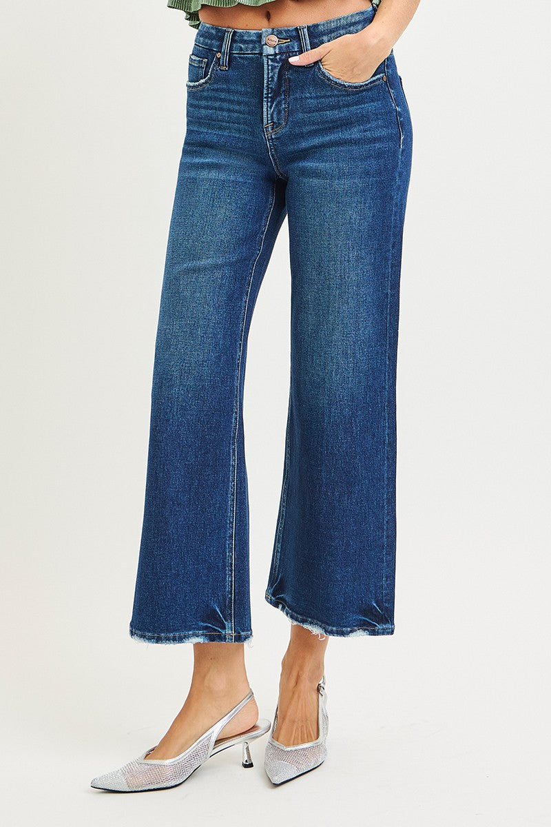 TUMMY CONTROL 4 WAY STRETCH HIGH RISE CROP WIDE