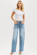 SLOUCHY RELAXED BAGGY PATCH POCKET DETAIL