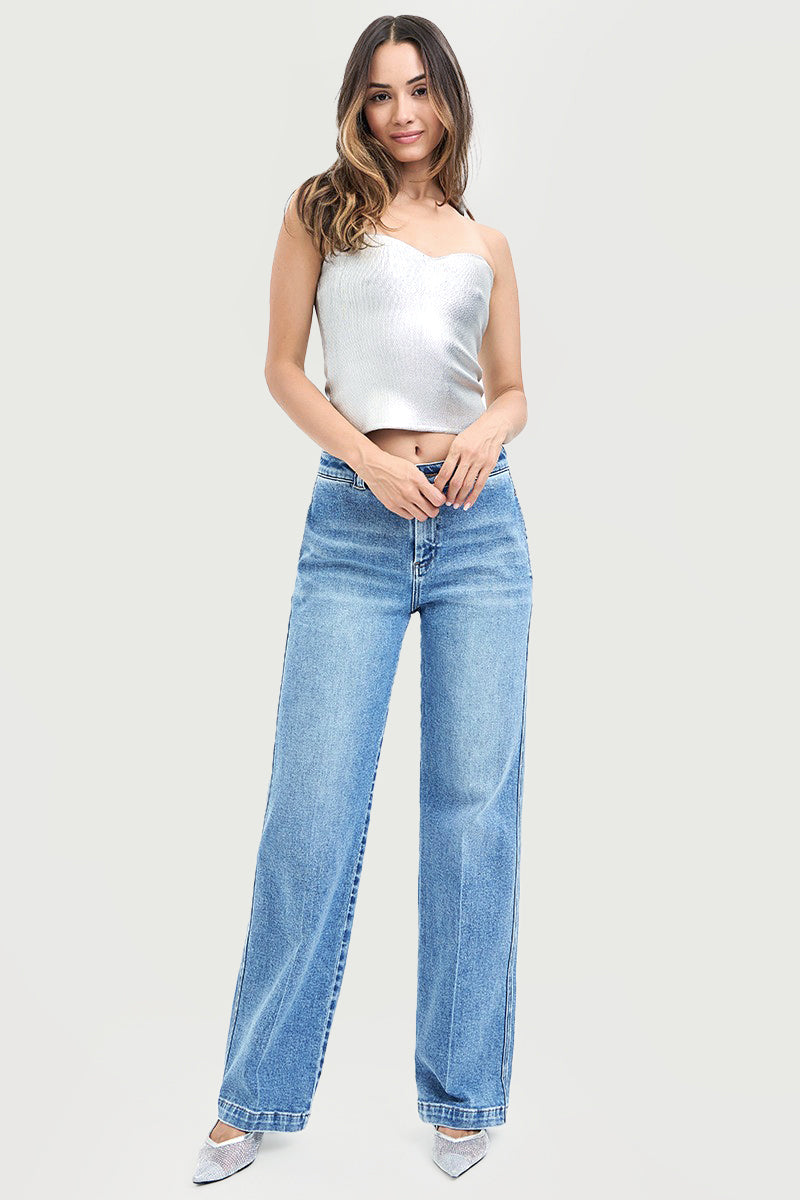 SLOUCHY STRAIGHT JEANS