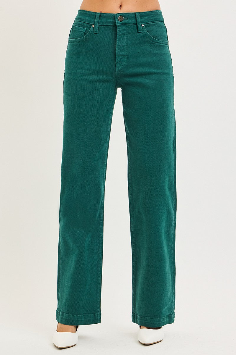 TUMMY CONTROL HIGH RISE STRAIGHT PANTS