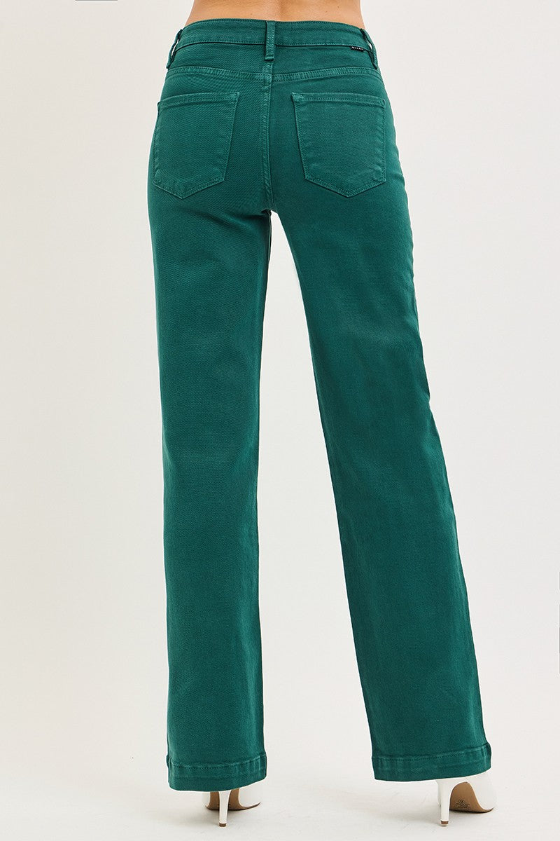 TUMMY CONTROL HIGH RISE STRAIGHT PANTS