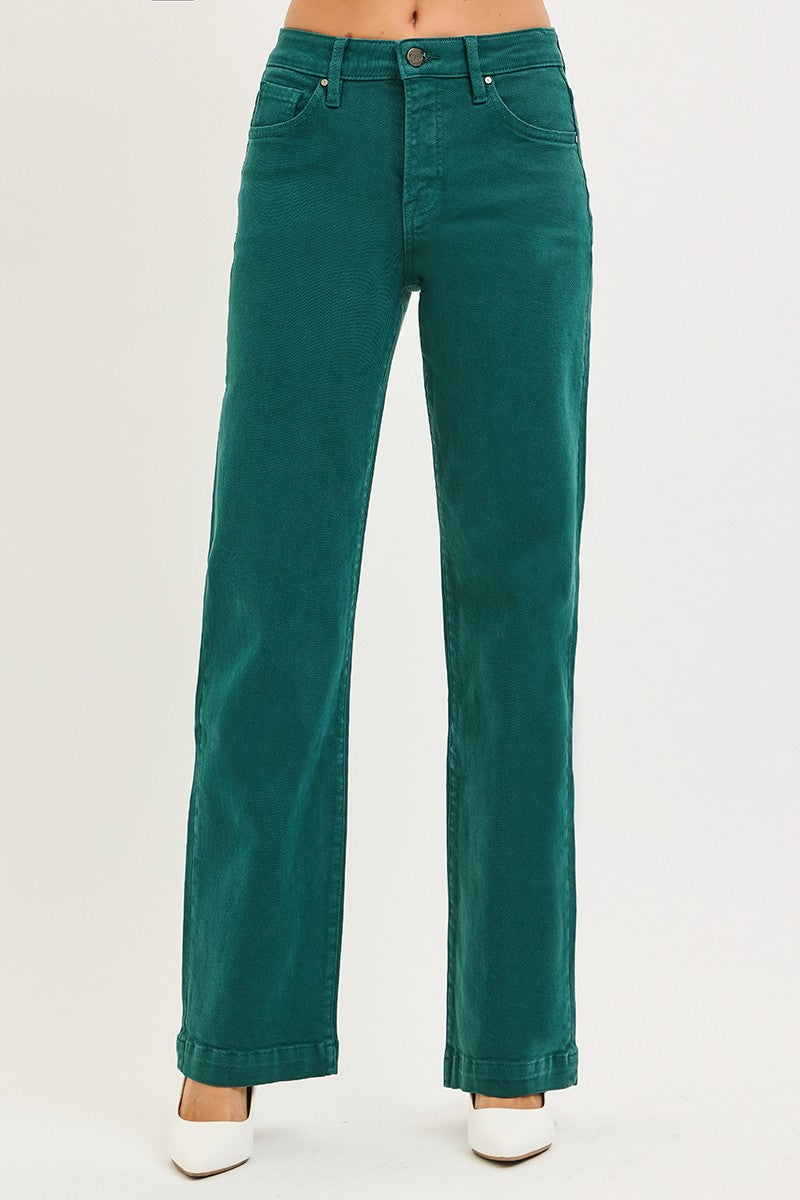 TUMMY CONTROL HIGH RISE STRAIGHT PANTS
