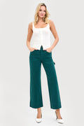 TUMMY CONTROL HIGH RISE CROP WIDE NO WAIST BAND