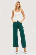 TUMMY CONTROL HIGH RISE CROP WIDE NO WAIST BAND