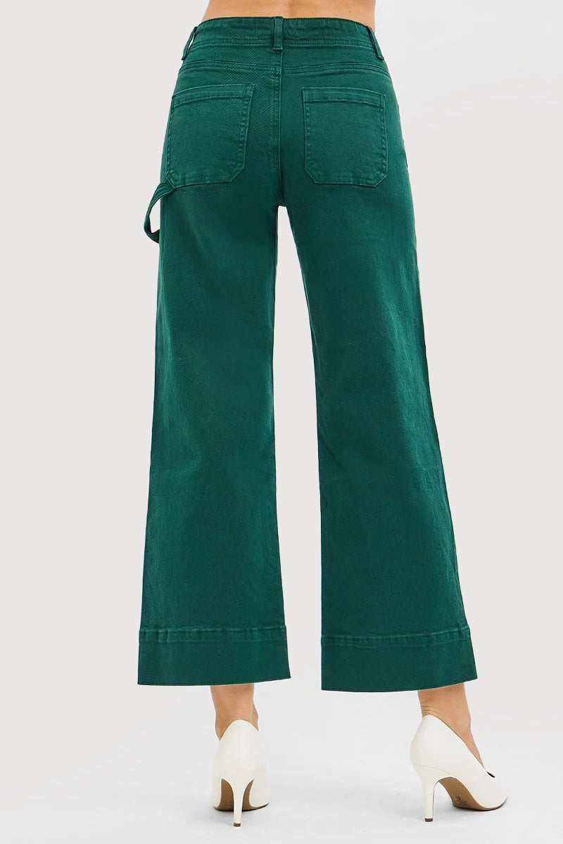 TUMMY CONTROL HIGH RISE CROP WIDE NO WAIST BAND