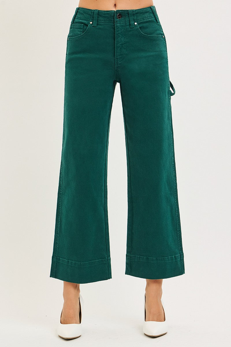 TUMMY CONTROL HIGH RISE CROP WIDE NO WAIST BAND