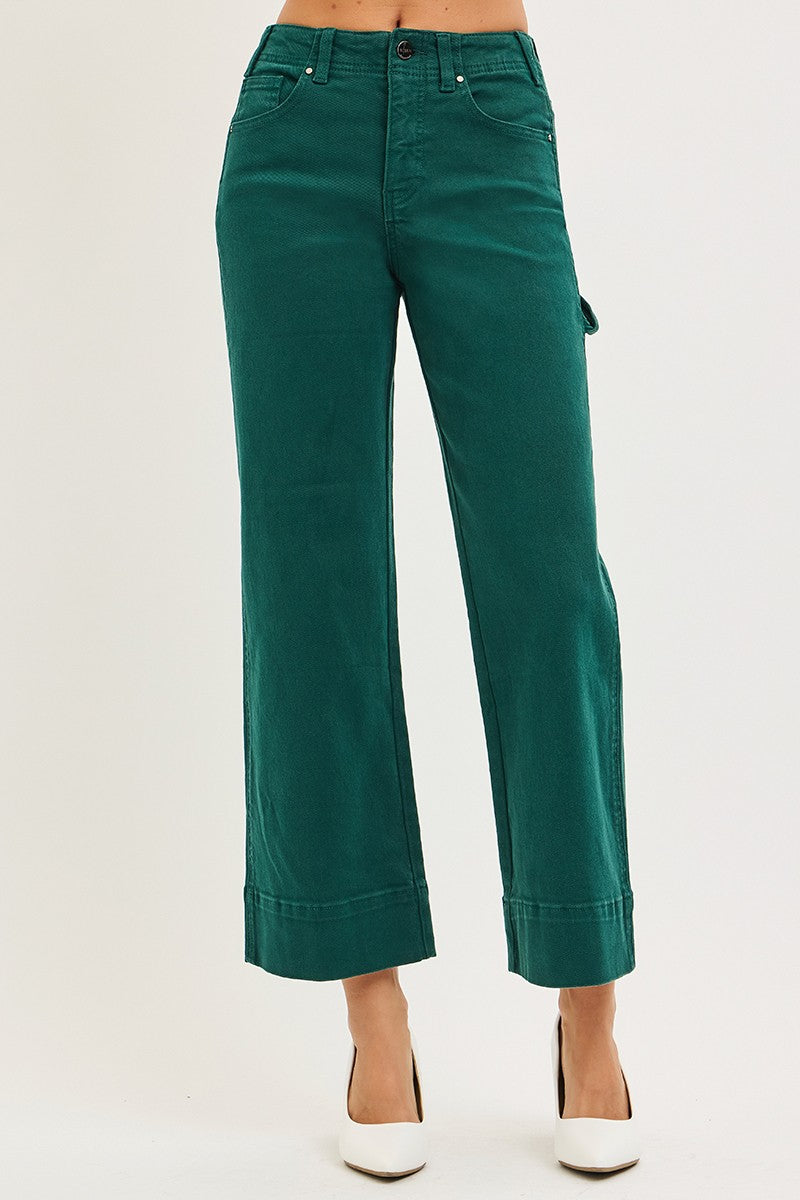 TUMMY CONTROL HIGH RISE CROP WIDE NO WAIST BAND