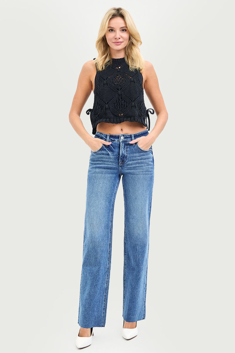TUMMY CONTROL 4 WAY STRETCH MID RISE STRAIGHT