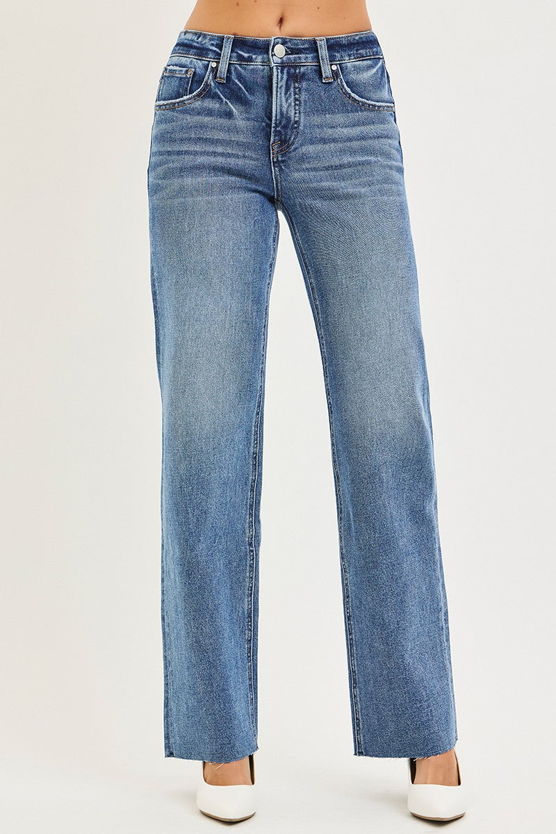 TUMMY CONTROL 4 WAY STRETCH MID RISE STRAIGHT
